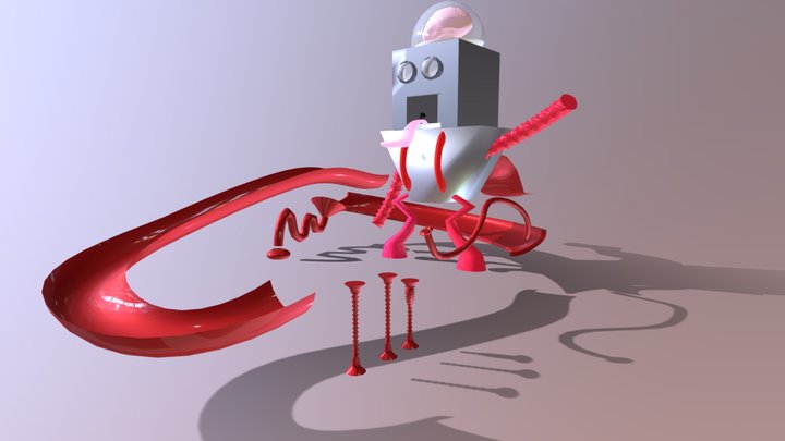 Marble Robotic Madness! 3D Model