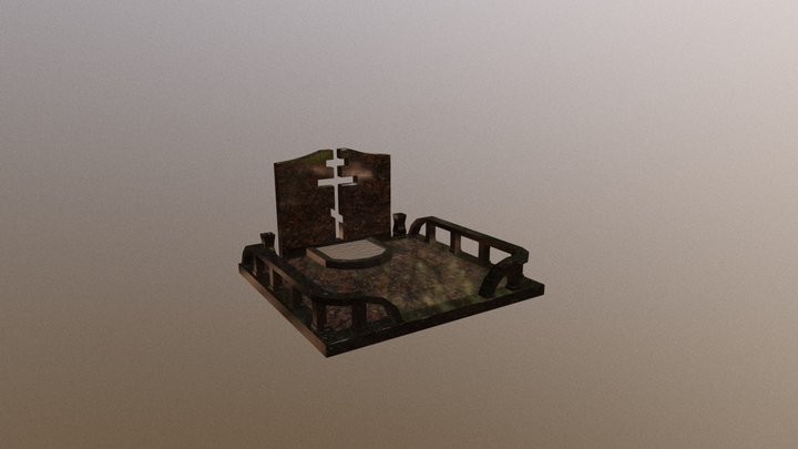 памятник 110 3D Model