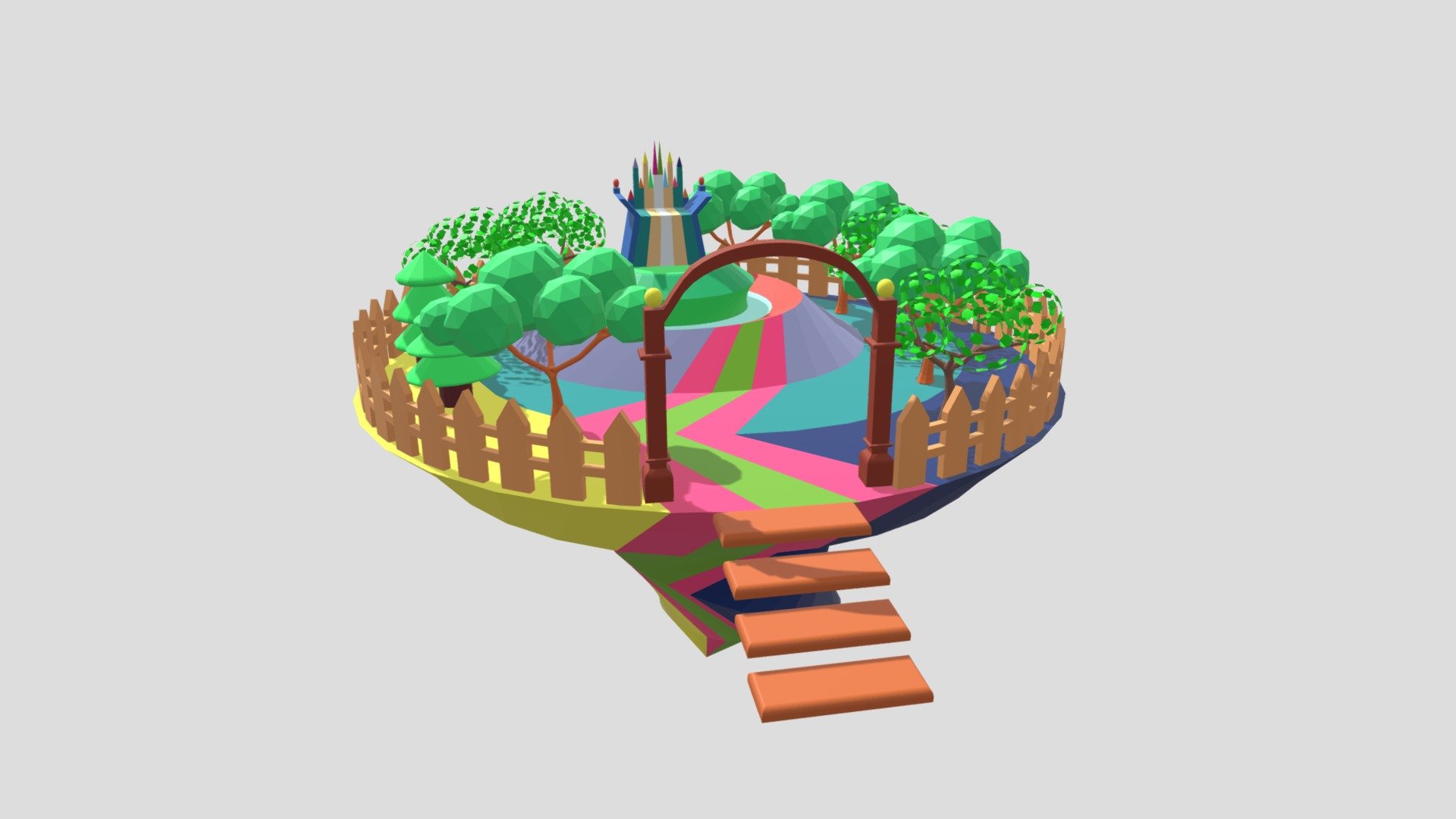四子三乙 3A913164 賴立恩 First Homework-island - 3D model by Li-En-Lai ...