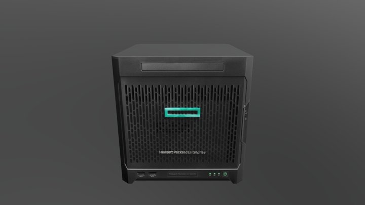 HPE Pro Liant Micro Server Gen10 3D Model