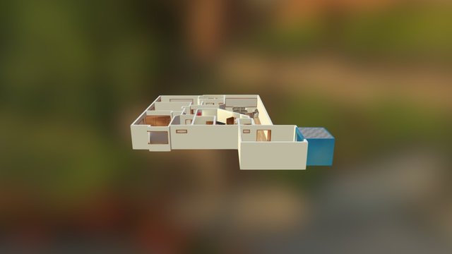 Departamento 3 Habitaciones -El Dorado 3D Model