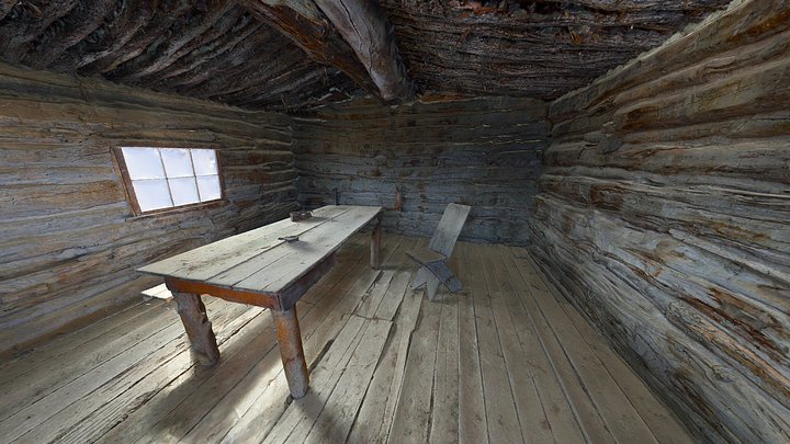 Arches NP - Wolfe Ranch Interior Cabin 11_1_2023 3D Model