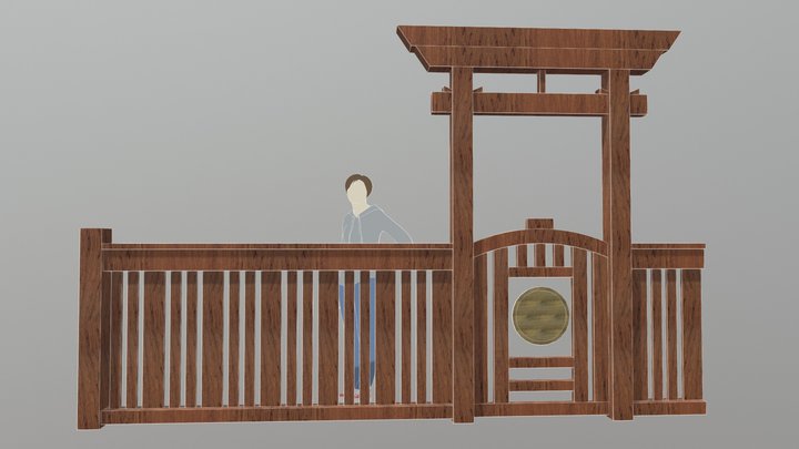 Torii Gate V5 3D Model