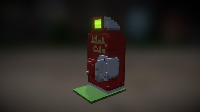 Nuka Cola vending machine 3D Model