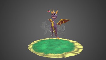 Spyro the Dragon - Retrogasm Contest - WIP 3D Model