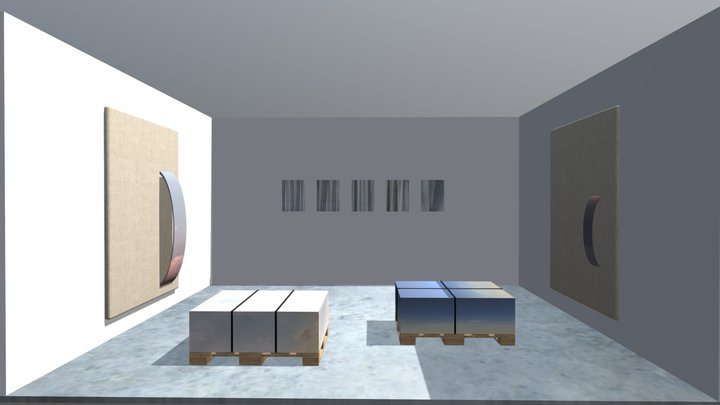 Booth 3D Model