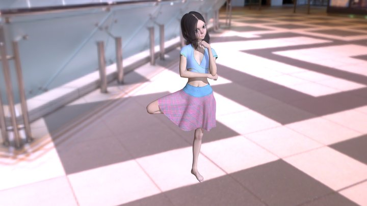 Anongirl: Katie 3D Model
