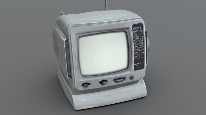 Coby CRT TV Scan 3D Model