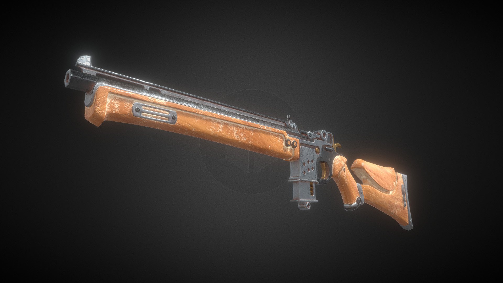 An Old Rifle - Download Free 3D model by Blackarus (@shelobanov.and ...