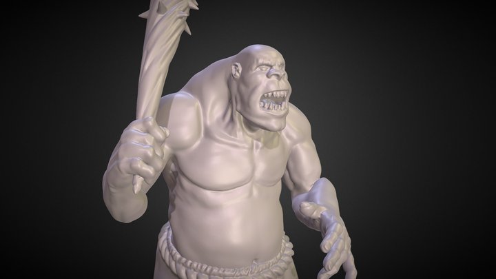 Grubu - The ogre soldier 3D Model