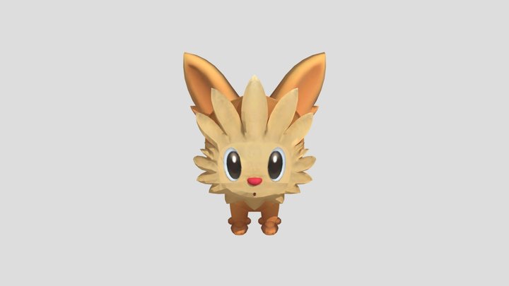 Pokemon 3DS Lillipup 3D Model