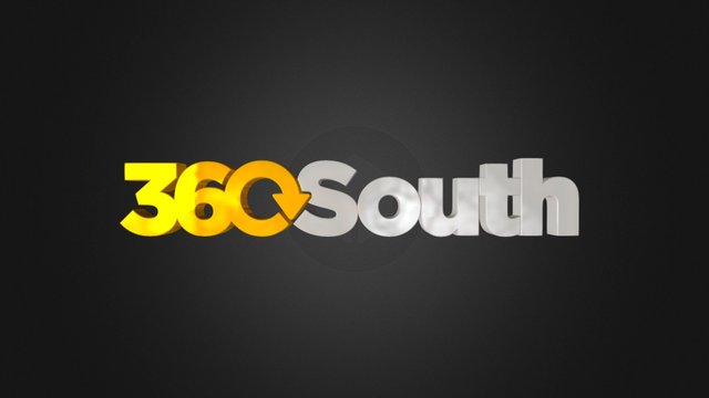 360South 3D Logo 3D Model
