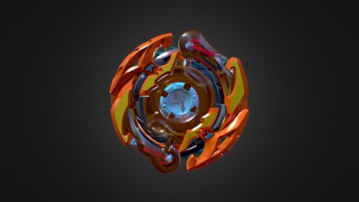 Beyblade - Roktavor R3 3D Model