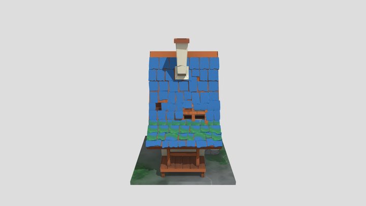 Casa Lencina - Game Art 3D Model