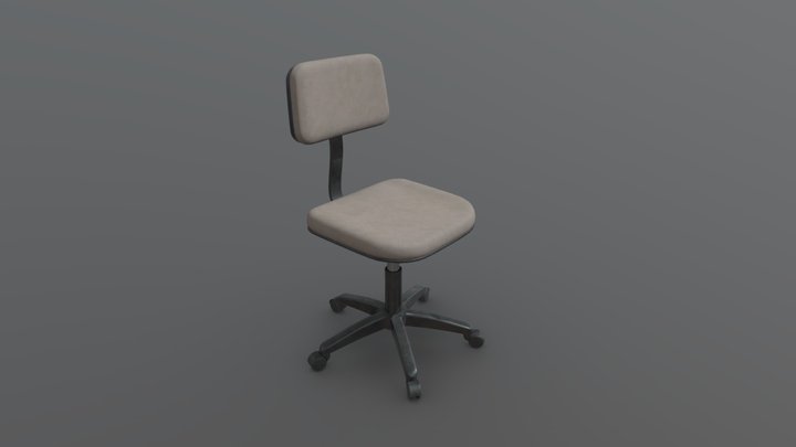 Office Swivel Chair 3D Model