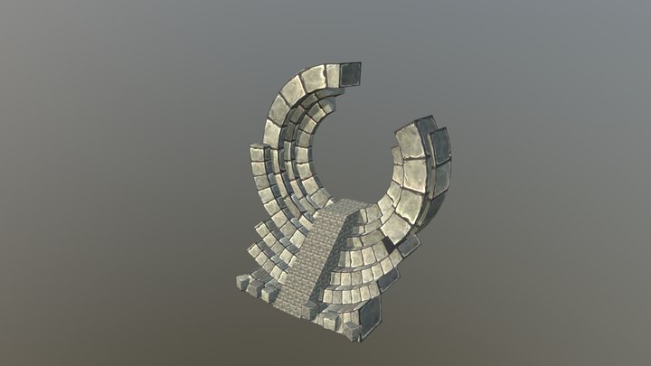 GATE STONE 3D Model