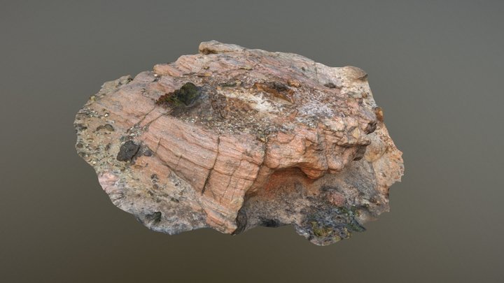 Sedimentary Rock Formation 2 3D Model