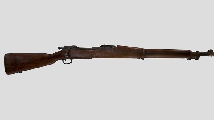 Model 1903 Mark I Springfield Rifle 3D Model