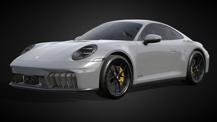 Porsche 911 GTS 2025 3D Model