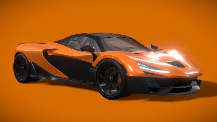 Mclaren W1 3D Model