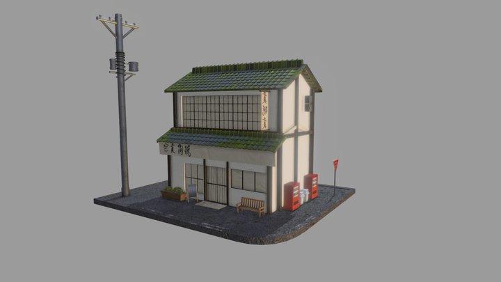 Japanese Townhouse - WB 3D Model