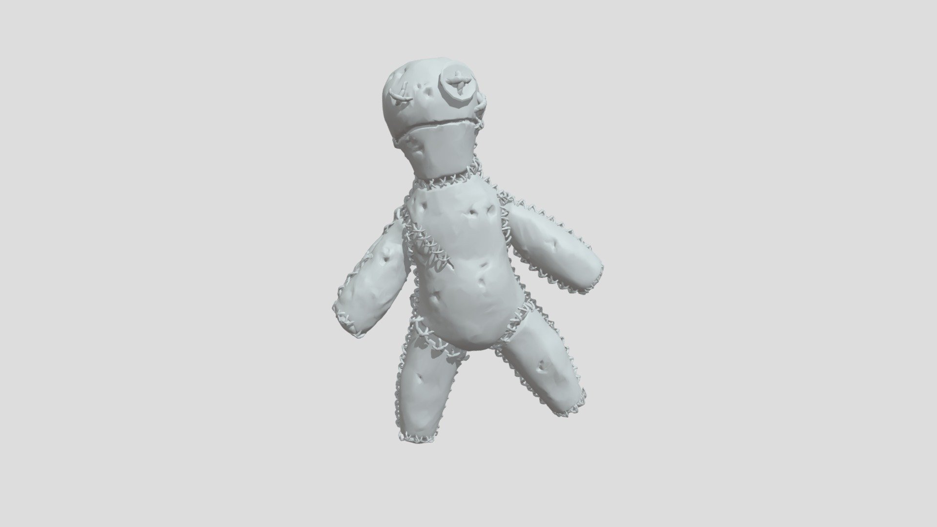 Voodoo rag doll Download Free 3D model by Progetto