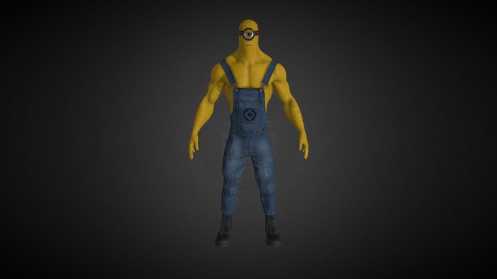 Minion on steroid 3D Model