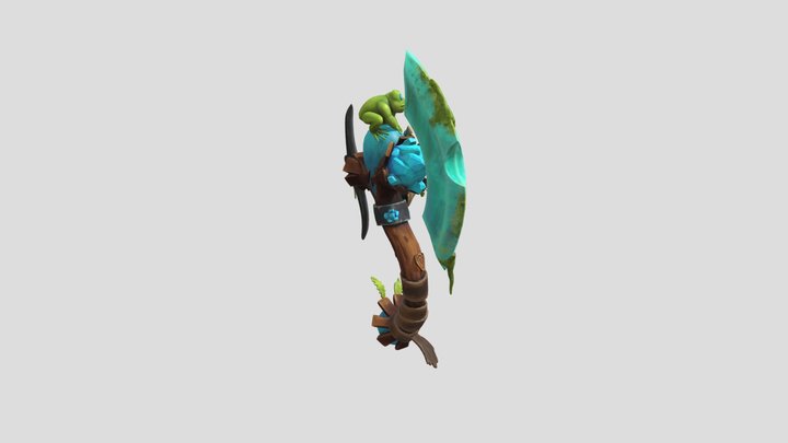 Axe Low poly model 3D Model