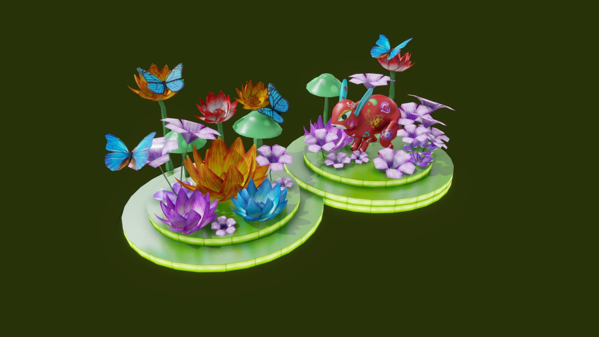 Rabbit Booth Exhibition - Buy Royalty Free 3D model by JD (@jond.hendri ...
