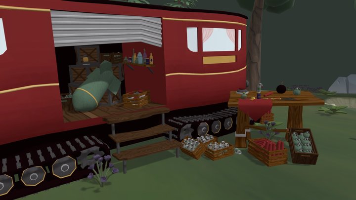 DAE - Demolition vendor 3D Model