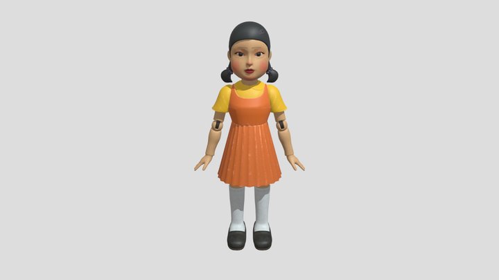 Hip Hop Dancing (1) 3D Model