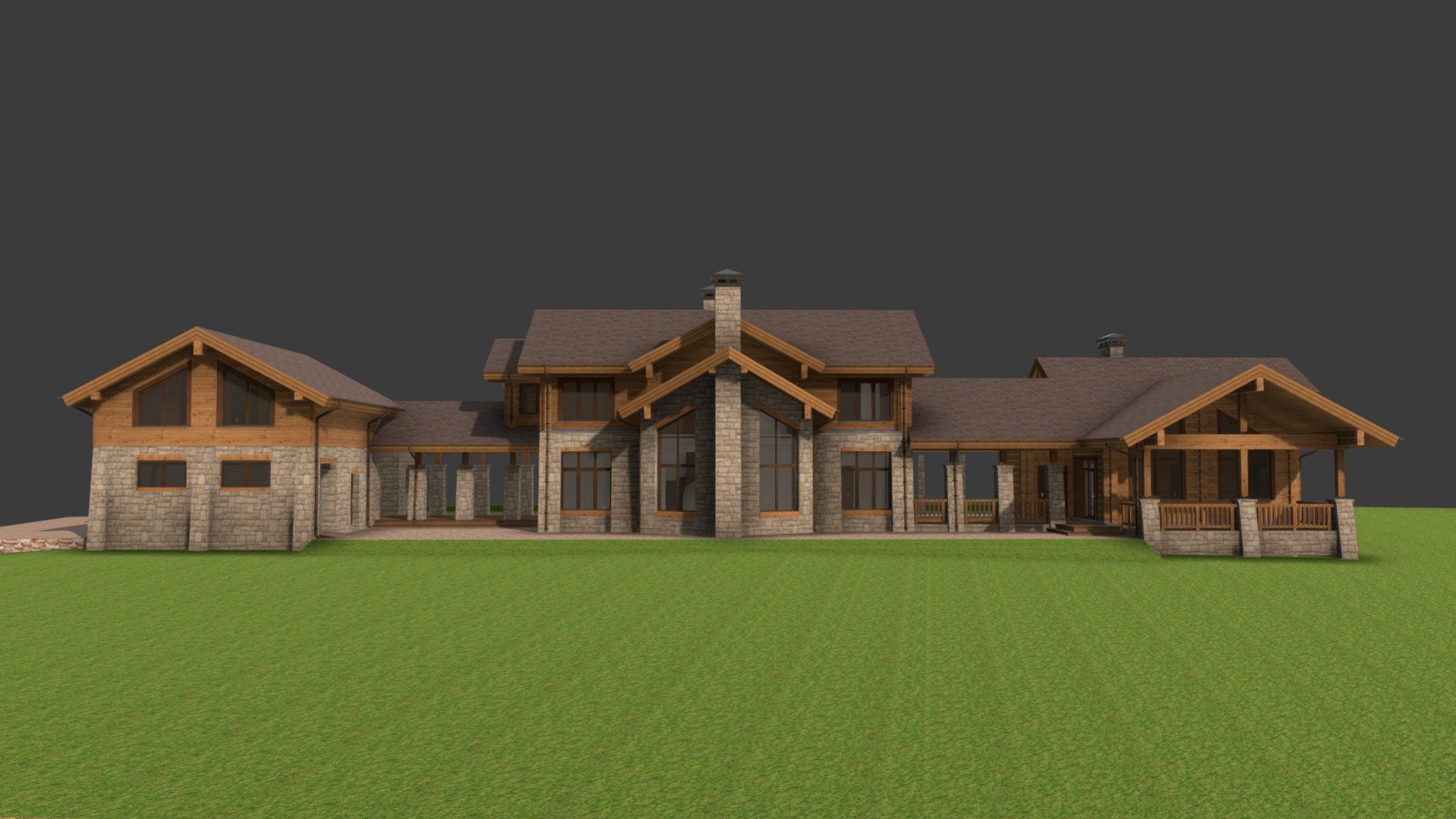 Комплекс 7.0 (Южные дачи) - 3D model by labarch [b41a6f1] - Sketchfab