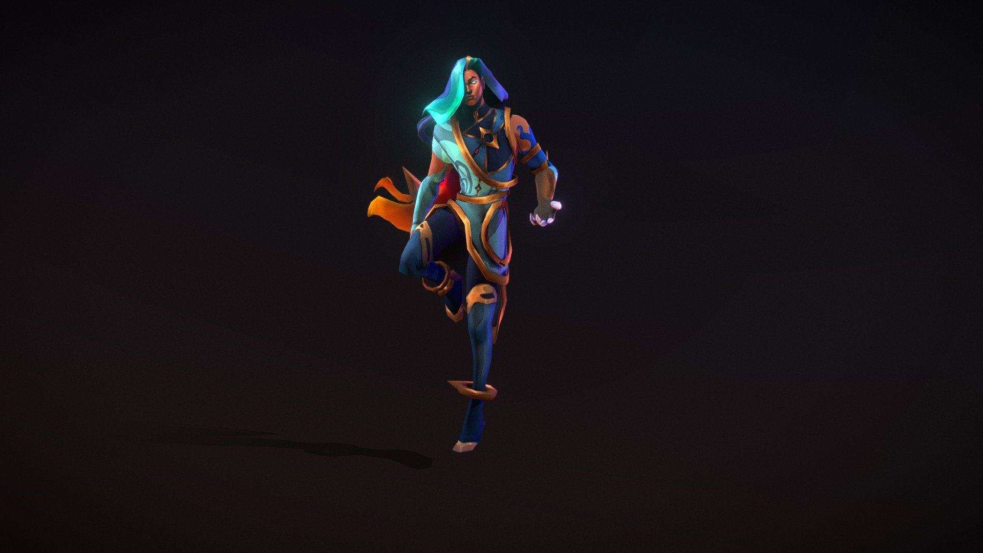 Aestello, the Horizon Arisan - Character Model — Sketchfab embed 3D viewer