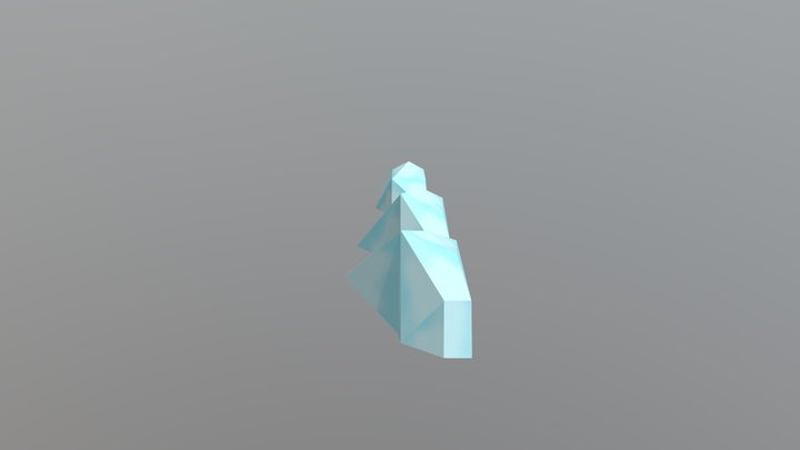 Pack Pedras De Gelo 3D Model