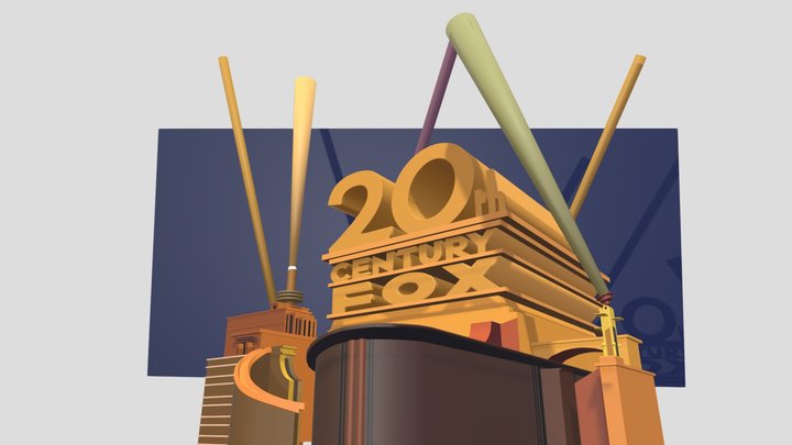 20th Century Fox logo history - A 3D model collection by derricksr516 -  Sketchfab