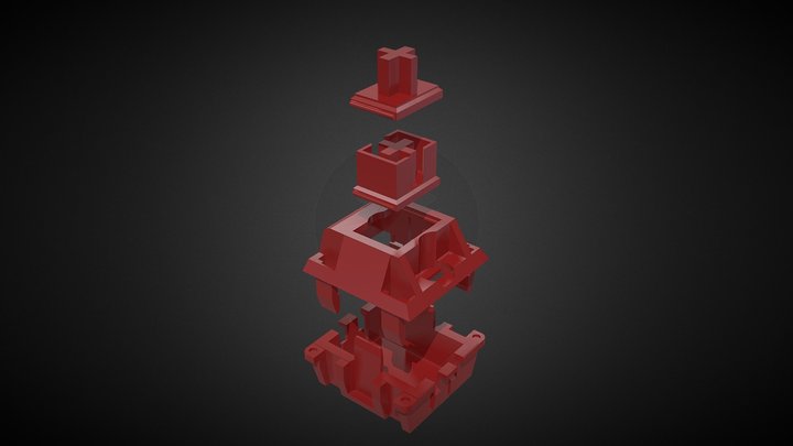 MX_keycaps 3D Model