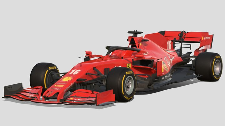 2020 F1 Ferrari SF1000 – Gratis 3D-model STL