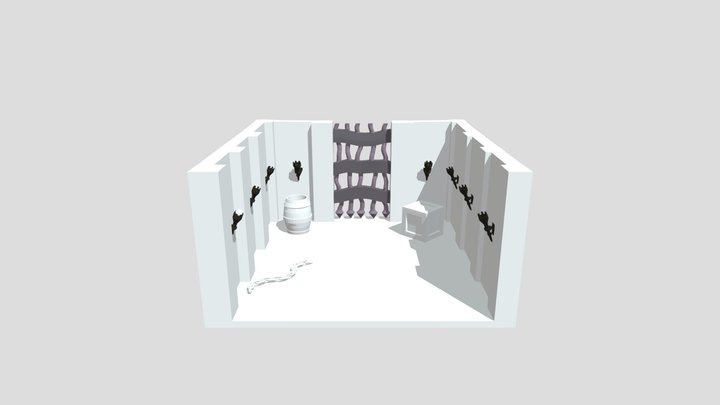 Dungeon Room for SIM 3D Model