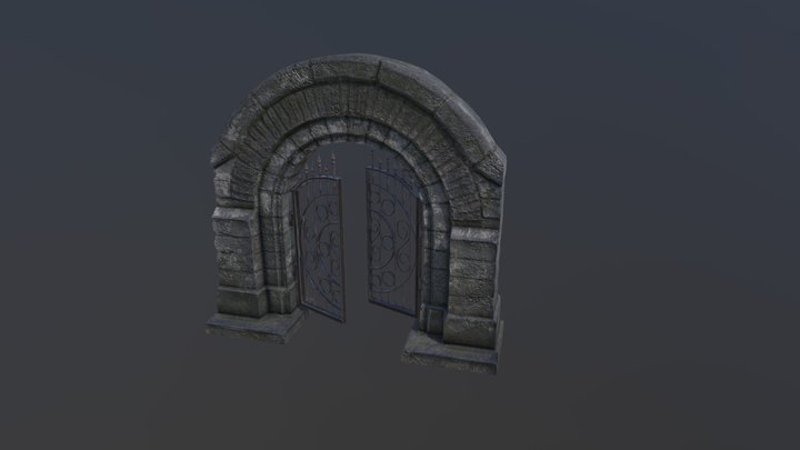 Second Arc + Iron Door 3D Model