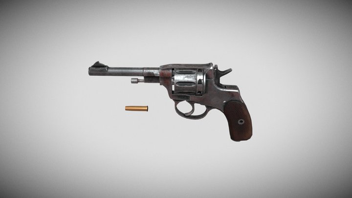 Nagant 1910 3D Model