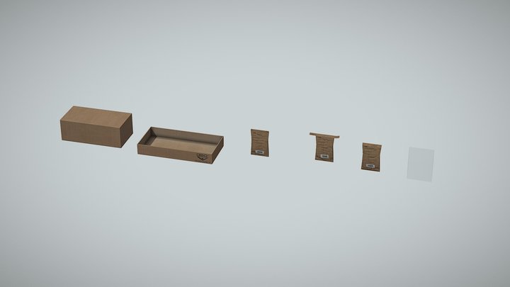Cardboardbox Covering 3D Model