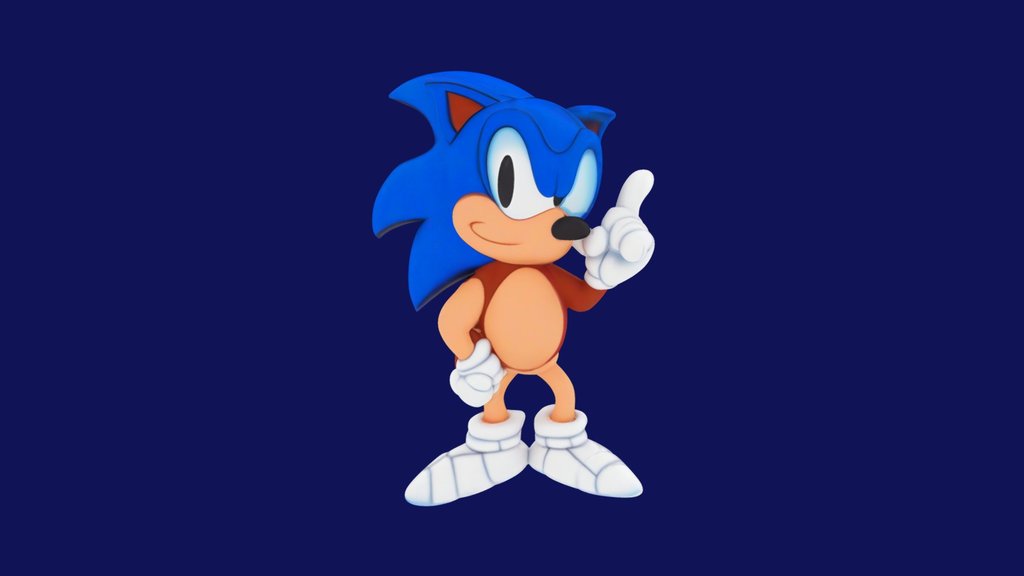 Meshy AI - Sonic The Hedgehog US
