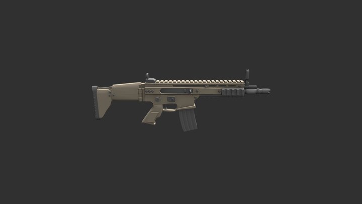 SCAR 3D Model