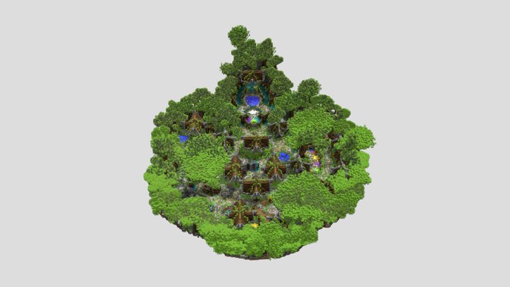 [Spawn] Survival | SkyBlock Spawn 3D Model