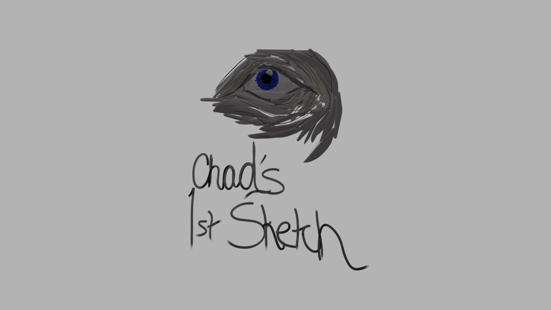 Chad's First Sketch