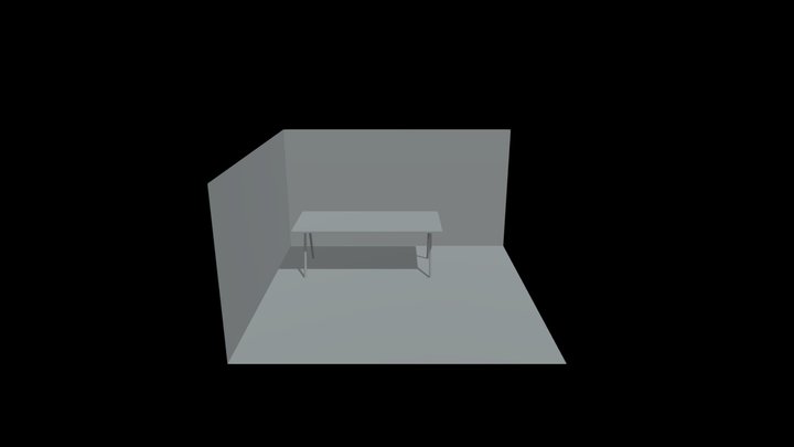 Pc Table 3D Model