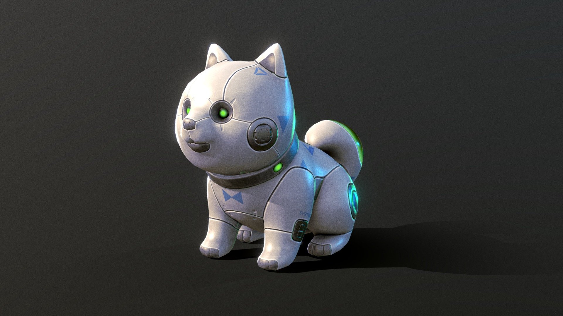 Robo Shiba - Download Free 3D Model By Grigorii Ischenko (@grigoriyarx ...