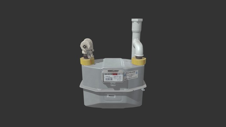 gas meter 3D Model