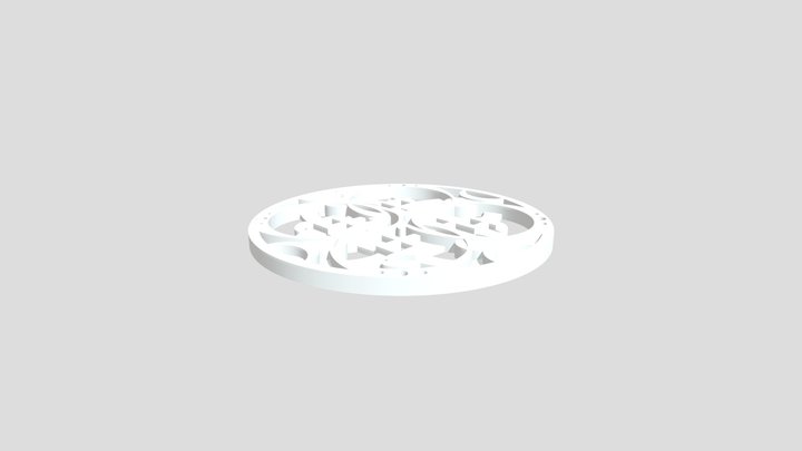 鍋敷き 3D Model