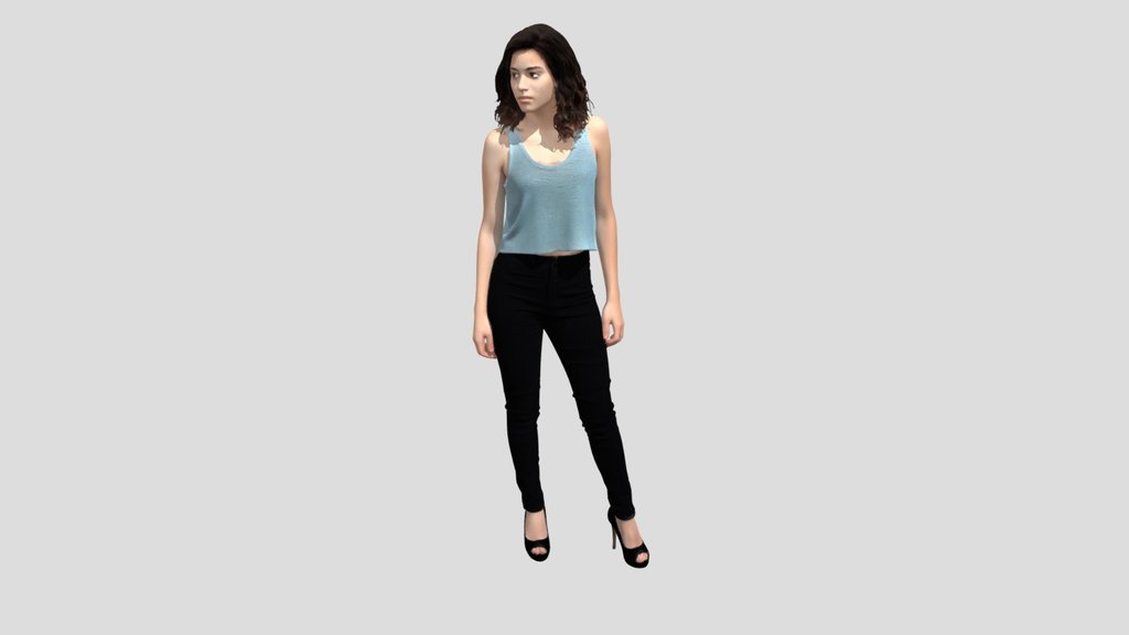 Casual Striped Crop Top Outfit